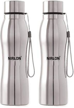 NIRLON Summer Cool Single Wall Stainless Fridge Water 1000 ml Bottle(P