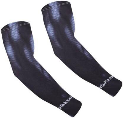 AutoKraftZ Sun UV Protection Arm Sleeves with Stretchable Material For