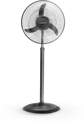 Longway Bolt P1 400 mm 3 Blade Pedestal Fan(Ultra High Speed | Black |