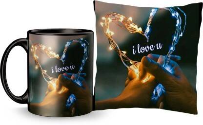 Fifth and Moon Mug, Cushion Gift Set