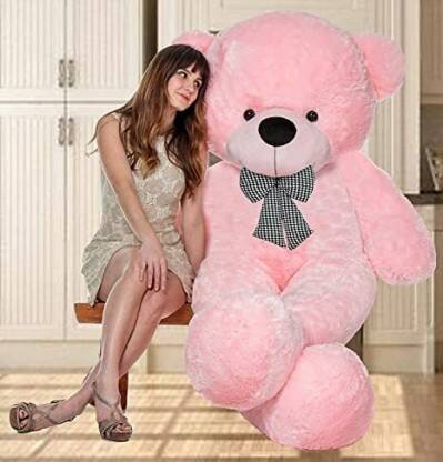 eston Teddy Bear 3 feet Pink Soft Toy | Birthday Gift for Girls/Wife,