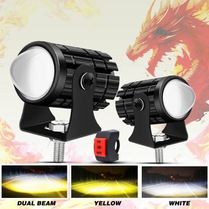 automunk FOG LIGHT X1 Fog Lamp Car, Motorbike, Truck, Van LED (12 V, 2