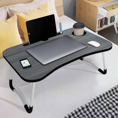 MITHILA Foldable multipurpose Table Wood Portable Laptop Table(Finish